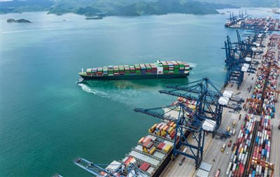 चीन से अंगोला तक समुद्री माल ढुलाई